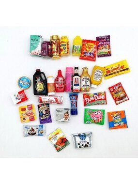 Zuru Surprise Food Mini Brands Mixed Lot Of 29 Stubb's A1 Love Hearts